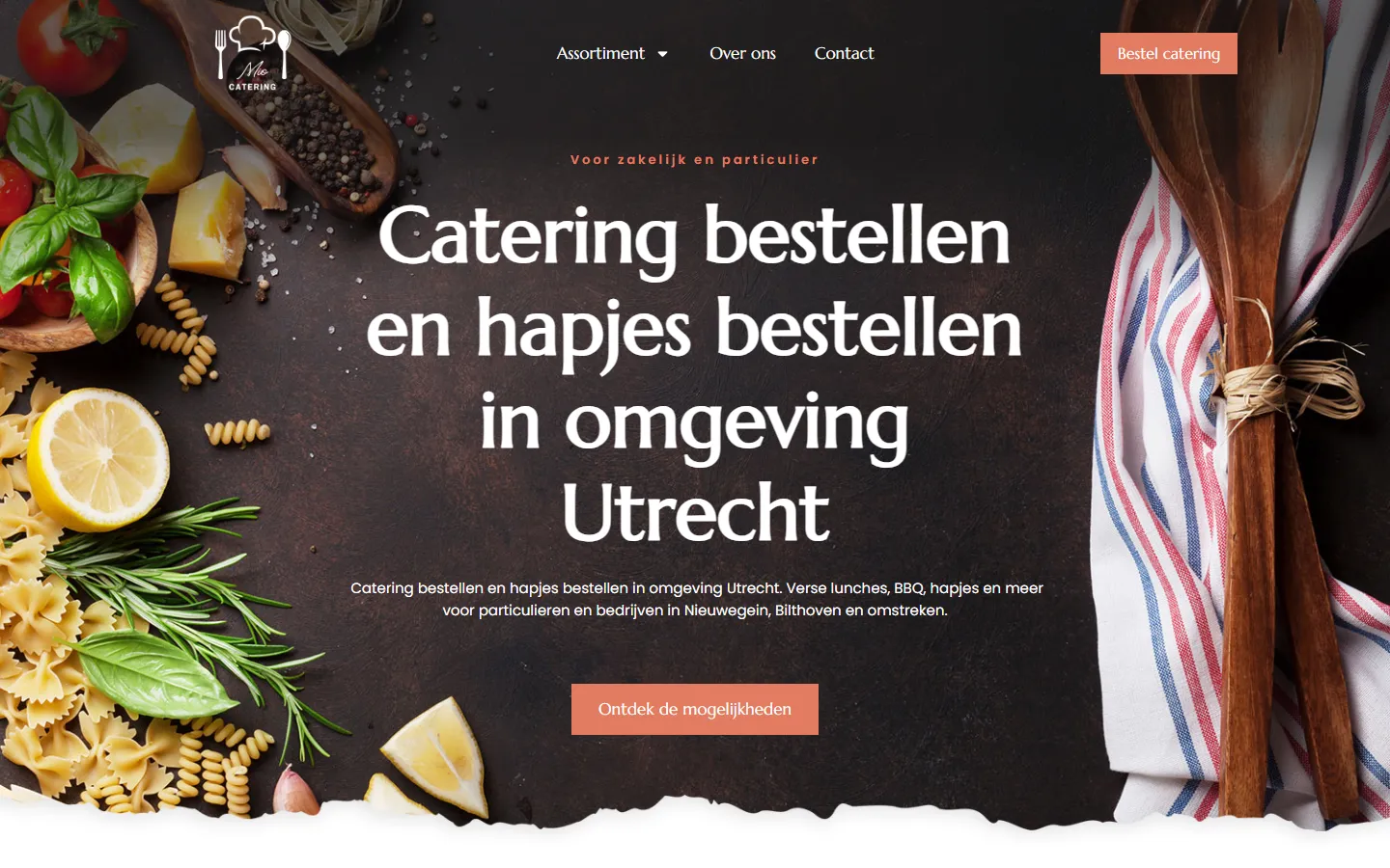 Screenshot van Mio Catering